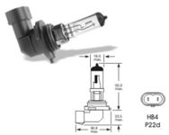 Autožiarovka 12V HB4 51W P22d VISION PRO