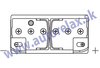 AKUMA autobatéria 12V/95Ah  850A VRLA AGM, VR850