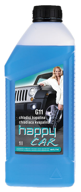 Kvapalina do chladiča G11 HAPPY CAR 1L 