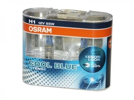 Autožiarovka 12V H1 55W P14,5s +20% COOL BLUE INTENSE OSRAM, pár