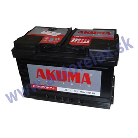 AKUMA autobatéria 12V/74Ah  640A Komfort, L3 74