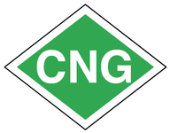 Nálepka CNG vnútorná