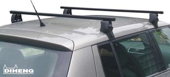 DIHENG strešný nosič SKODA SCALA Hatchback, 19->, oceľový, čierny
