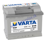 Autobateria VARTA Silver Dynamic 12V 63Ah 610A D39, 563 401 061 ľavá