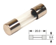 Autopoistka celosklenená 5x20 mm, 2A