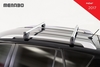 Strešný nosič DACIA Duster, 5-dv SUV, 2010-2013, zvýšené lyžiny, Menabo Sherman silver