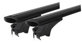 Strešný nosič PEUGEOT 4008, 5-dv SUV, 2012-2017, zapustené lyžiny, Menabo Sonic black