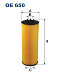 FILTRON filter olejový OE 650