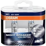 Autožiarovka 12V H1 55W P14,5s +110% Night Breaker Unlimited OSRAM, pár