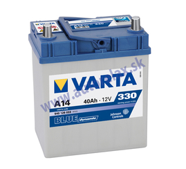 Autobateria VARTA Blue Dynamic 12V 40Ah 330A A14, 540 126 033
