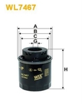 WIX FILTERS olejovy filter WL7467 