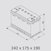 BOSCH Autobatéria 12V/60Ah 680A S5A 0092S5A050 AGM Pravá