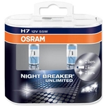 Autožiarovka 12V H7 55W PX26d +110% Night Breaker Unlimited OSRAM, pár