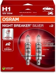Autožiarovka 12V H1 55W P14,5s +100% Night Breaker SILVER OSRAM, pár