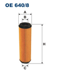 FILTRON filter olejový OE 640/8