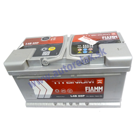FIAMM autobatéria 12V/85Ah  760A TITANIUM PRO, L4B 85P