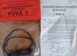 PIPAK2 signalizacia nezapnutých svetiel
