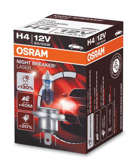 Autožiarovka 12V H4 60/55W P43t +130% Night Breaker Laser OSRAM, 1 ks