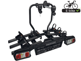 Nosič bicyklov na ťažné zariadenie MENABO ALPHARD PLUS + adaptér pre 4 bike