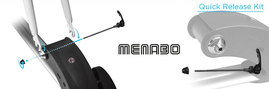 MENABO adaptér k nosiču bicyklov PRO TOUR 9x100mm 