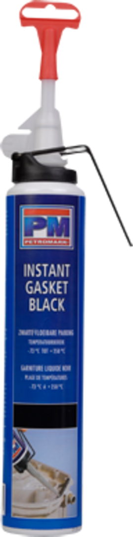 PM silikon čierny motorový 200 ml, kartuša s apkikátorom