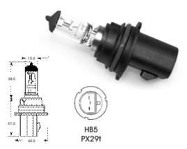 Autožiarovka 12V HB5 65/55W PX29t NARVA