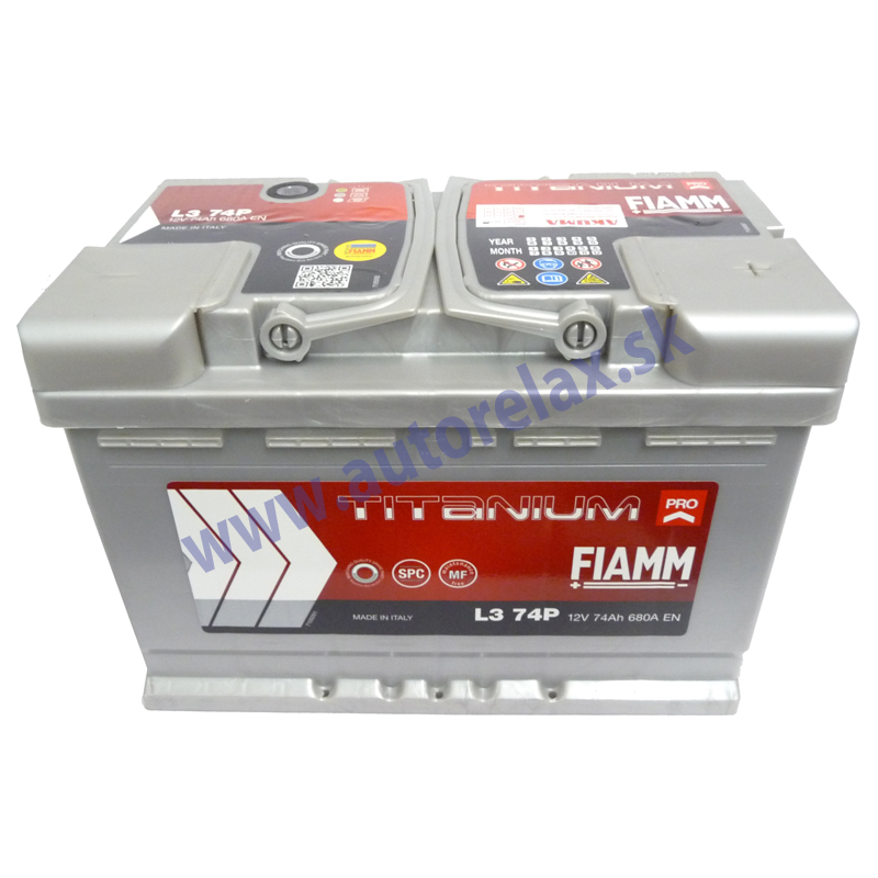 Fiamm Pro 12V 74Ah 680A/EN L3 74P Autobatterie Fiamm. TecDoc: .